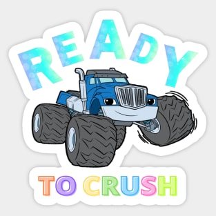 ready to crush kindergarten pre school boy girl Sticker